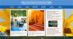 Desktop Screenshot of casaruralmoratalla.es