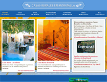 Tablet Screenshot of casaruralmoratalla.es